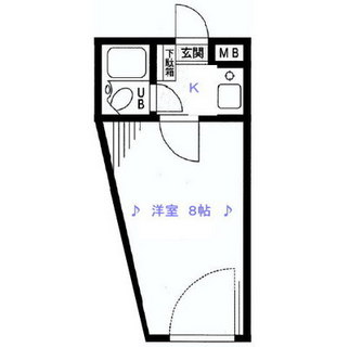 東京都世田谷区羽根木２丁目 賃貸マンション 1K