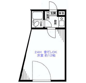 東京都世田谷区羽根木２丁目 賃貸マンション 1K