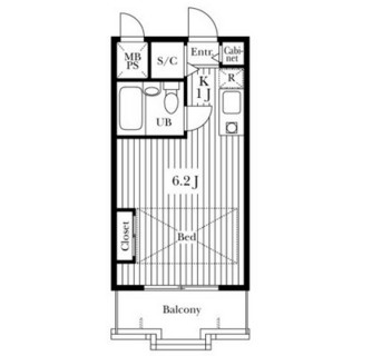 東京都渋谷区幡ヶ谷３丁目 賃貸マンション 1R