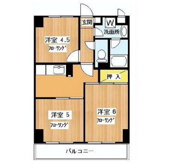 東京都杉並区上高井戸１丁目 賃貸マンション 3K