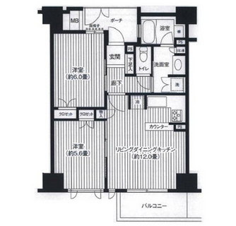 東京都世田谷区松原３丁目 賃貸マンション 2LDK