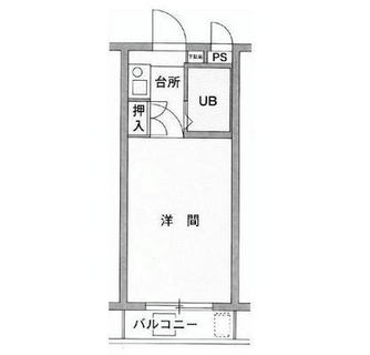 東京都渋谷区幡ヶ谷２丁目 賃貸マンション 1K