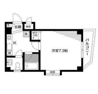 東京都杉並区下高井戸３丁目 賃貸マンション 1K