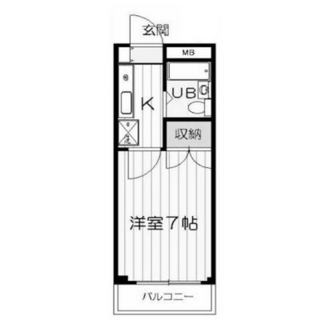 東京都杉並区方南１丁目 賃貸マンション 1K