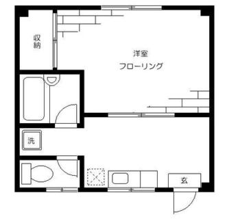東京都渋谷区幡ヶ谷３丁目 賃貸マンション 1K